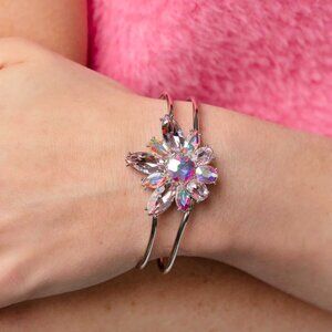 Paparazzi Jewelry Accessories -Chic Corsage - Multi Oil Spill Bracelet - Vintage